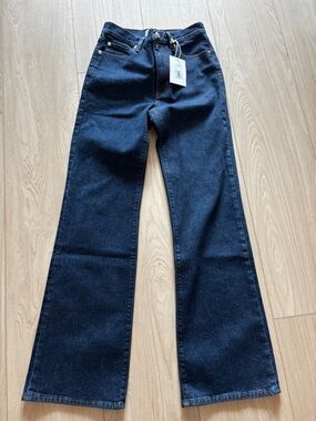 Frame Denim Women's Bootcut Jeans in Dark Indigo